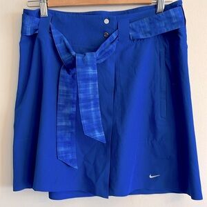 NIKE Golf Wrap Skirt with Belt Pockets  Royal BLUE Size 4 Loose ( Fit to Sz 8)